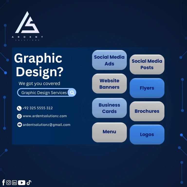 Portfolio Graphic Designer - Ardent Solutionz